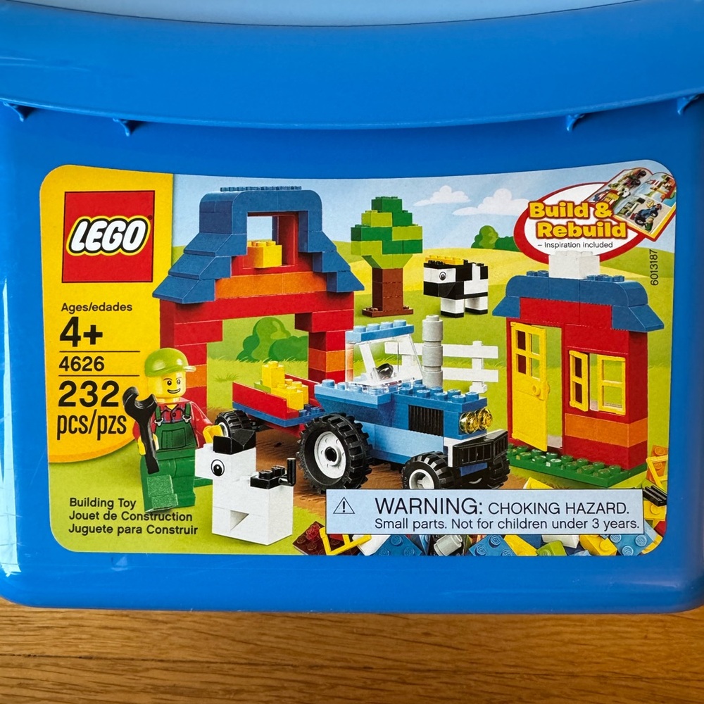 LEGO 232 Block Farm Building Tub - #4626 NEW in box
